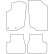 Velour car mats suitable for Peugeot 207 2006, Thumbnail 6