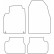 Velour car mats suitable for Saab 9-3 convertible, Thumbnail 6