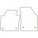 Velour car mats suitable for Volkswagen Caddy, Thumbnail 6