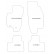 Velours car mats Alfa Romeo 156 1997- 4-parts, Thumbnail 2