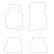 Velours car mats BMW 4-Series F32 Cabriolet 2014- 4-piece, Thumbnail 2
