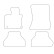 Velours car mats BMW X6 E72 2008- 4-parts, Thumbnail 2