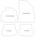 Velours car mats Citroen DS5 2012- 4-pieces, Thumbnail 2
