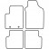 Velours Car Mats for Fiat 500 2007- 4-piece, Thumbnail 2