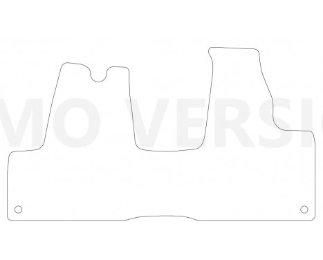 Velours Car Mats for Maxus ev-30 2020- 1-piece, Image 2