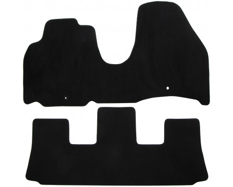 Velours Car Mats for Peugeot 807 2003- 2-piece