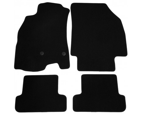 Velours Car Mats for Renault Megane III 2011- 4-piece