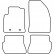 Velours Car Mats Ford Fiesta 2005-2008 4-piece, Thumbnail 2