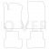 Velours car mats Mercedes-Benz A-Class W176 2012- 4-parts, Thumbnail 2