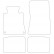 Velours car mats Mercedes-Benz SEC W126 4-piece, Thumbnail 2