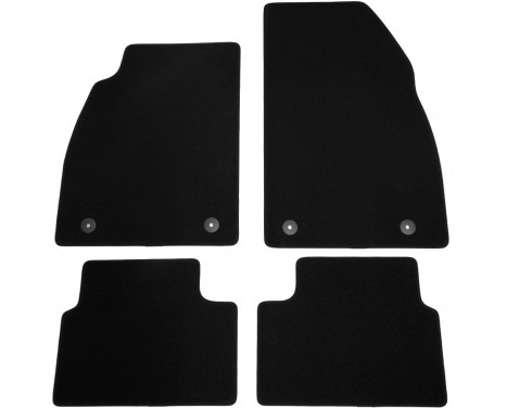 Velours car mats Opel Insignia 2008-2013 4-piece