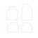 Velours car mats Ssangyong Tivoli 2015- 4-pieces, Thumbnail 2
