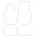 Velours car mats suitable for BMW 3-Series F30 2012- 4-piece, Thumbnail 2