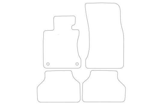 Velours car mats suitable for BMW 5-Series E60/E61 2003-2010, Image 3