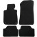 Velours car mats suitable for BMW 7 series G-11 2016- 4-deli