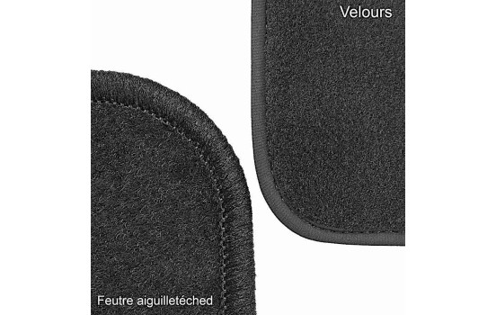 Velours car mats suitable for Fiat Doblo 2002-2009 4-piece, Image 6