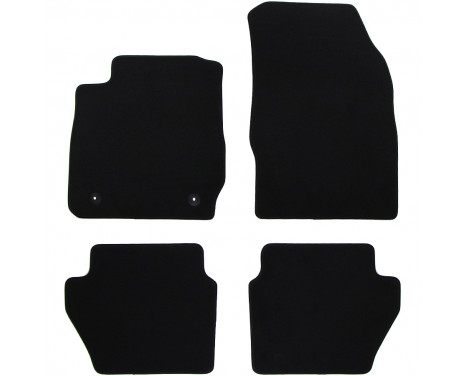 Velours car mats suitable for Ford Fiesta 2012- 4-piece