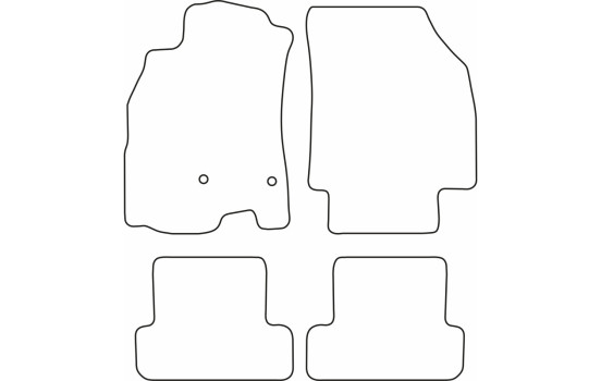 Velours car mats suitable for Renault Megane I, Image 6