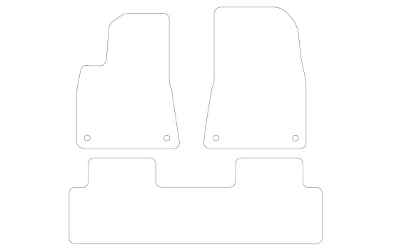 Velours car mats suitable for Tesla Model 3 from 2017-, Image 2