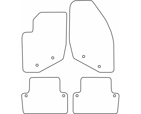 Velours car mats suitable for Volvo S70/V70/XC, Image 6