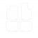 Velours car mats VW Bora 1998-2004 4-part, Thumbnail 2