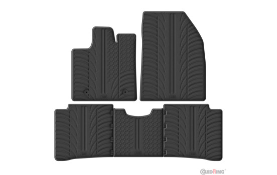 Gledring Rubber mats suitable for BYD Atto 3 2022- (T profile 5-piece)