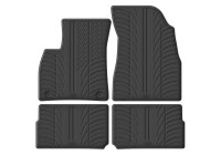 Gledring rubber mats suitable for Jaecoo 5 SHS-H (Hybrid) 2026- (4-part T-profile + mounting clips)