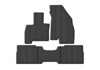 Gledring rubber mats suitable for Jaecoo 7 SHS (PHEV) 2024- (5-part T-profile + mounting clips)