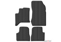 Gledring Rubber mats suitable for Lancia Ypsilon (L21) MHEV 2024- (T profile 4-piece + mounting clips