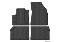 Gledring Rubber mats suitable for Opel e-Frontera (EV) 2025- (T profile 4-piece + mounting clips)
