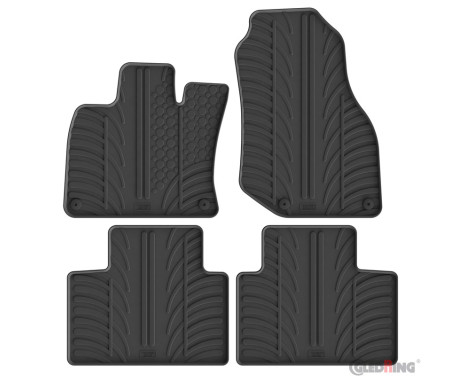 Rubber mats suitable for Lynk & Co 01 2021- (T profile 4-piece), Image 2