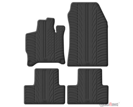 Rubber mats suitable for Opel Astra L HB 5-door MHEV 2024- (T profile 4-piece), Image 2