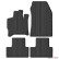 Rubber mats suitable for Opel Astra L HB 5-door MHEV 2024- (T profile 4-piece), Thumbnail 2