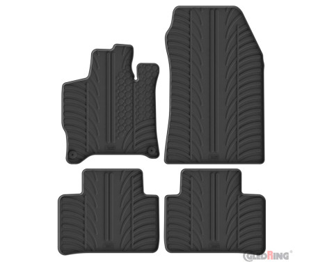 Rubber mats suitable for Opel Astra L Sports Tourer MHEV 2024- (T profile 4-piece), Image 2