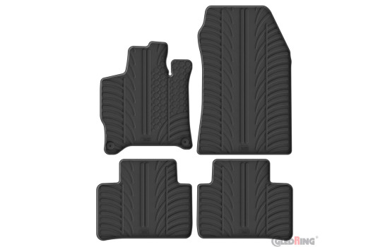 Rubber mats suitable for Opel Astra L Sports Tourer MHEV 2024- (T profile 4-piece), Image 2