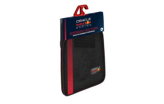 Red Bull Oracle Universal Car Mats 4-Piece Set Black/Red, Image 3