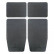 Universal rubber car mat set Carpoint Voyager