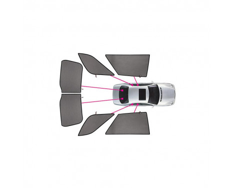 Privacy Shades suitable for Audi A6 C8 Avant 2018- (6-piece), Image 3