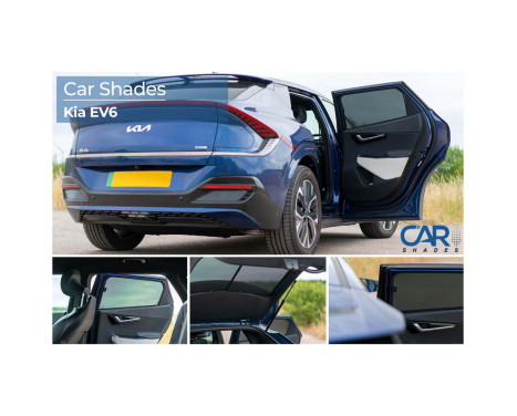 Privacy Shades suitable for Kia EV6 2021- (6 pieces), Image 9