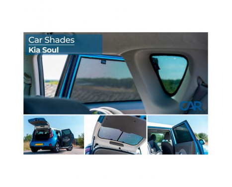 Privacy Shades suitable for Kia Soul II 5-door 2014-2019 (6-piece), Image 13
