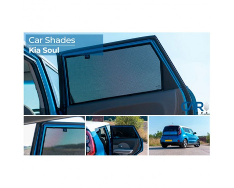 Privacy Shades suitable for Kia Soul II 5-door 2014-2019 (6-piece), Image 14