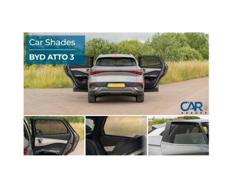 Set Car Shades (rear doors) suitable for BYD ATTO 3 5 doors 2022- (2-piece), Image 8