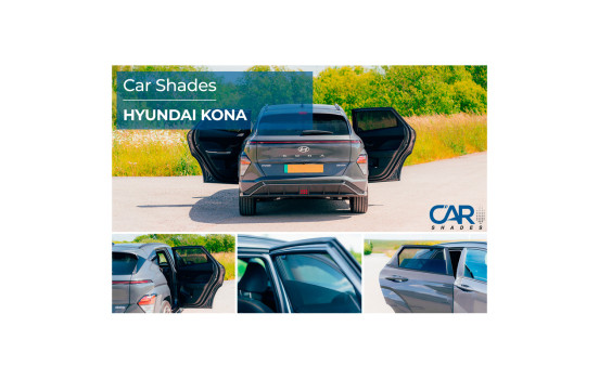 Set Car Shades (rear doors) suitable for Hyundai Kona II 5 doors 2024- (2-piece), Image 10