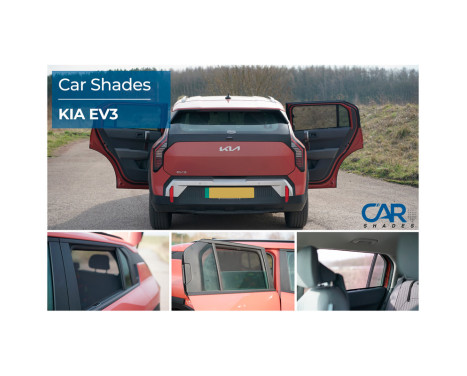 Set Car Shades (rear doors) suitable for Kia EV3 2024- (2-piece), Image 8