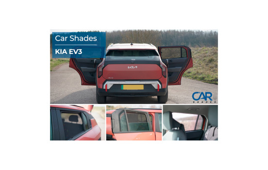 Set Car Shades (rear doors) suitable for Kia EV3 2024- (2-piece), Image 8