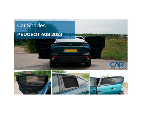 Set Car Shades (rear doors) suitable for Peugeot 408 II 2022- (2-piece), Image 8