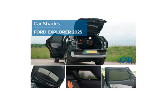 Set Car Shades suitable for Ford Explorer EV (CX740) 2024- (6-piece), Image 10