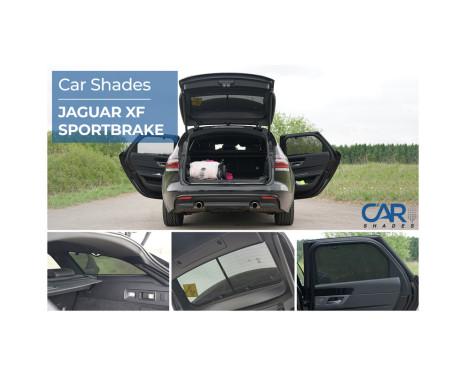 Set Car Shades suitable for Jaguar XF II (X260) Sportbrake 2017- (6-piece), Image 10