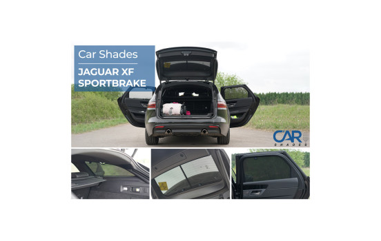 Set Car Shades suitable for Jaguar XF II (X260) Sportbrake 2017- (6-piece), Image 10