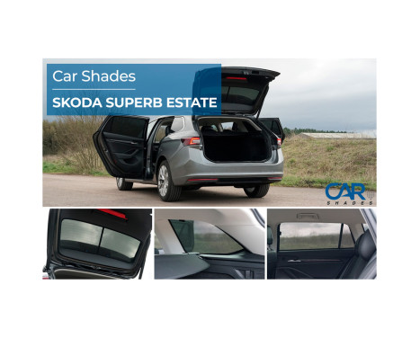 Set Car Shades suitable for Skoda SuperB IV Kombi 2024- (6-piece), Image 9